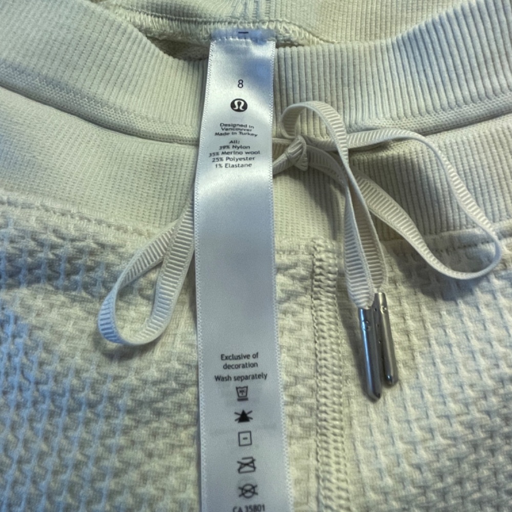 Lululemon Engineered Warmth Jogger Pants Opal Size 8 $138 - Picture 6 of 6